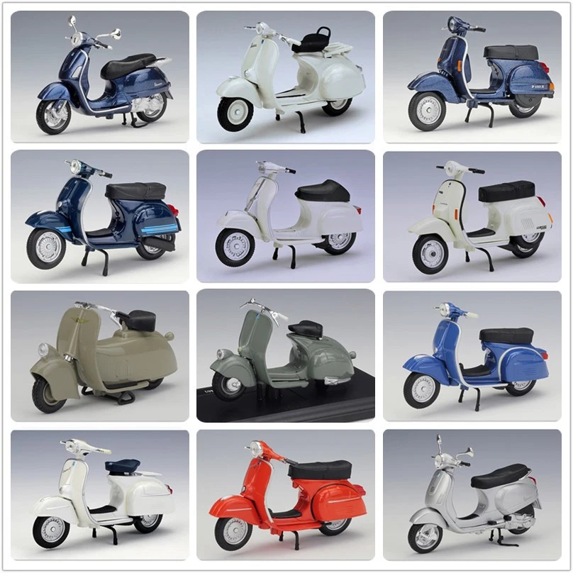 Siri Toy Collections - Vespa Scooter Collection Available in 1:18