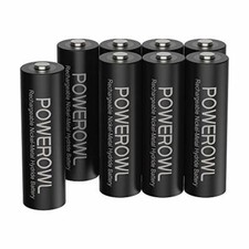Rechargeable AA Batteries,2800mAh High Capacity1.2V Low Self Discharge Pack of 8