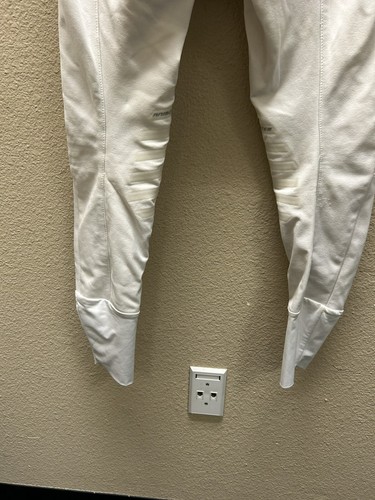 Animo Breeches Ladies White Silicone Knee Patch - Picture 8 of 9