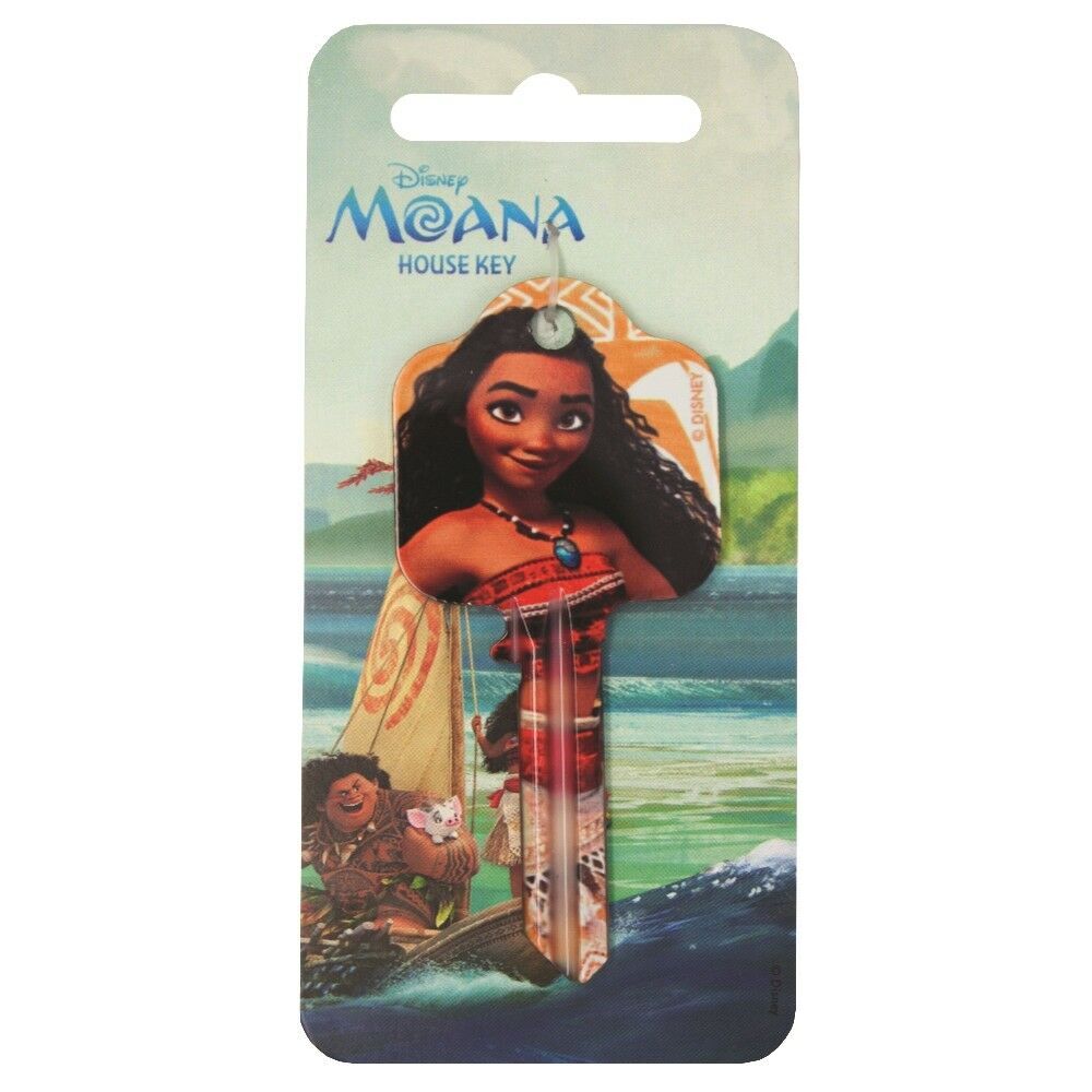 Disney KEY00065C Princess Moana Universal UL2 6-Pin Cylinder Key Blank