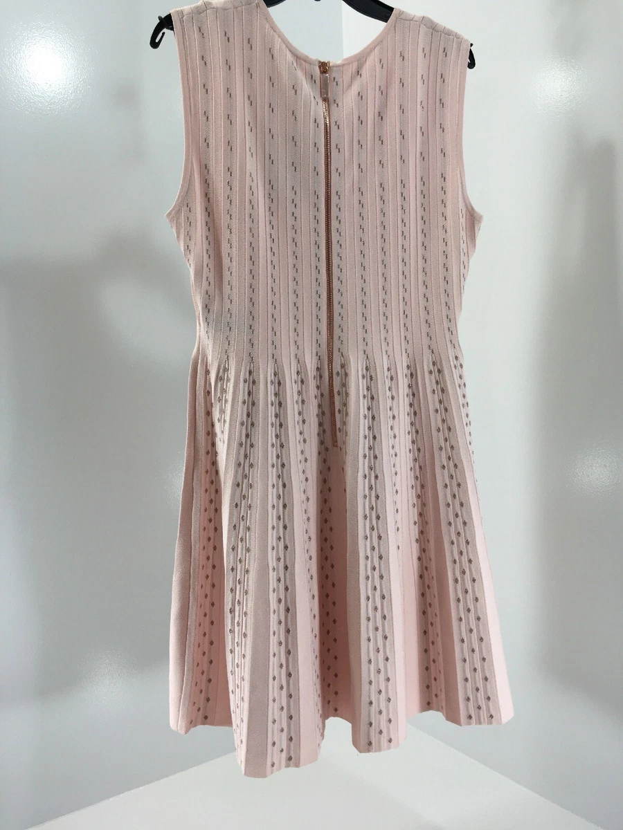 Nwt ted baker knitted sleeveless dress baby pink Dresses