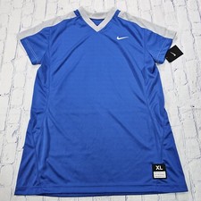 Nike WOMENS SIZE XL Vapor Dri-Fit Softball Jersey Top 707183-442 Blue