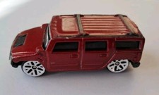 Vintage 2003 MAISTO FRESH METAL HUMMER H2 IN RED