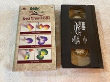 FolkArt One Stroke Brush Stroke Basics By Donna Dewberry VHS 1182