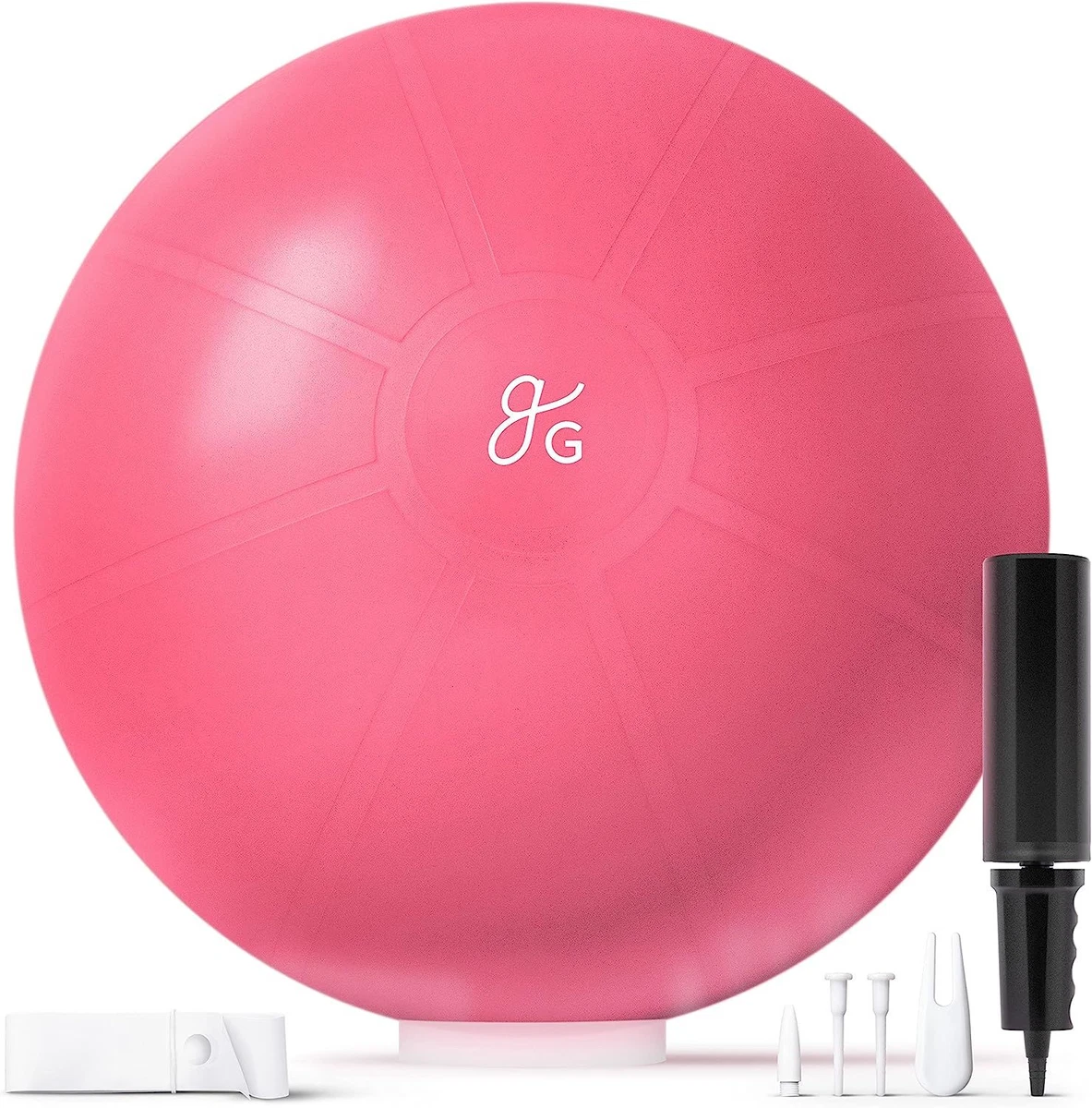 Greater Goods Professional Exercise Ball - Yoga 55cm, Watermelon Pink