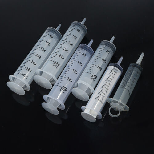 80ml-350ml Large Hydroponics Nutrient Reusable Measuring Syringe +Tube 1 W-au - Bild 1 von 13
