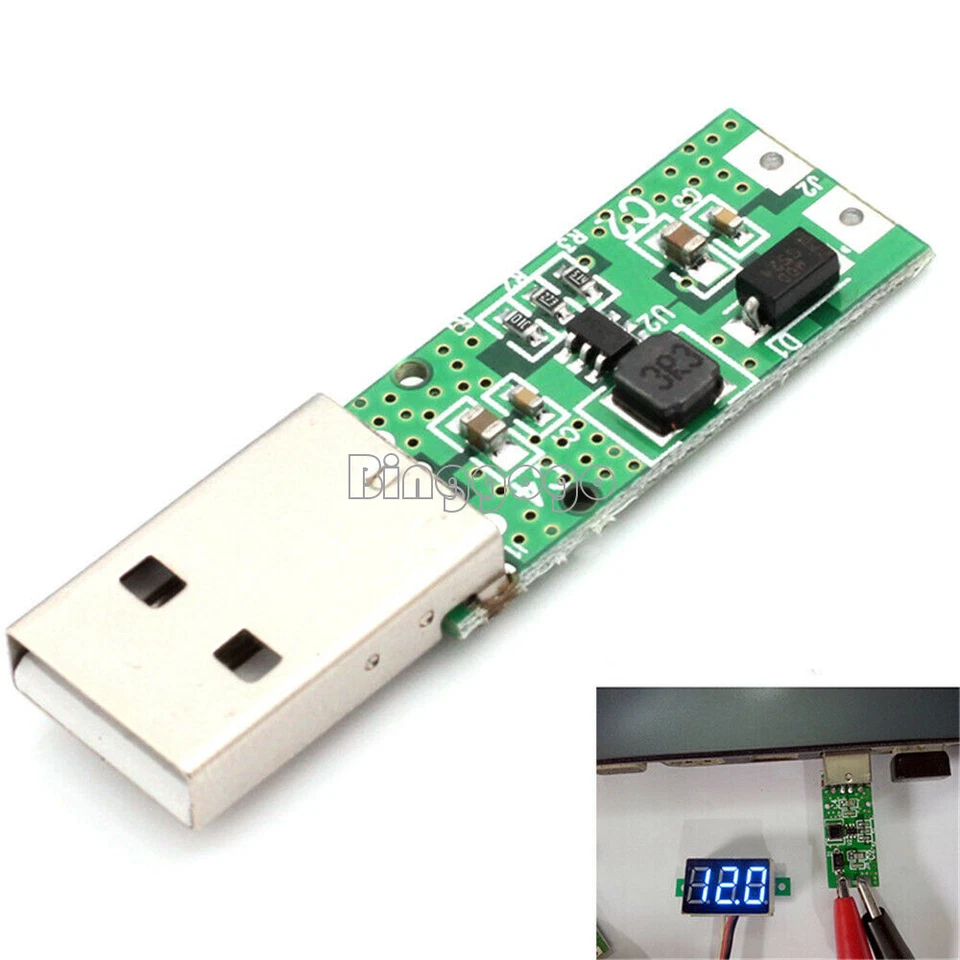 DC-DC 5V to 6V 9V 12V USB Step Up Power Supply Module Boost Converter Voltage - Bild 1 von 1
