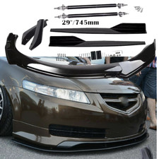 Front Rear Bumper Lip Spoiler Splitter Body Kit Side Skirt For Acura Tl 04-08