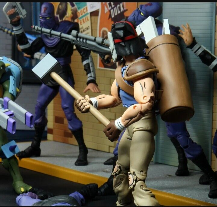 NECA Teenage Mutant Ninja Turtles Casey Jones vs Slashed