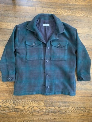 Outerknown Cloud weave Organic Cotton Shacket Jacket Womens sz XL