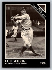 Lou Gehrig 1991 Conlon Collection TSN #310 New York Yankees - Free Shipping