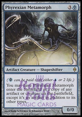 Phyrexian Metamorph 1x FOIL NPH MTG New Phyrexia Rare MINT blue artifact
