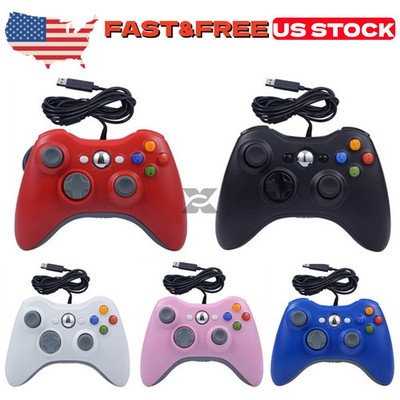 New Wired Controller USB For PC Compatible Xbox 360 Windows 7 8 10 11 Gamepad US