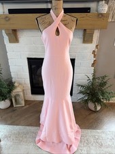 Likely Light Pink Halter Mermaid Prom Dress