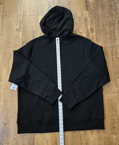 NWT Reebok Hoodie Men 2XL Black Delta Logo Sweatshirt Classic Pullover L/S - Picture 5 of 15