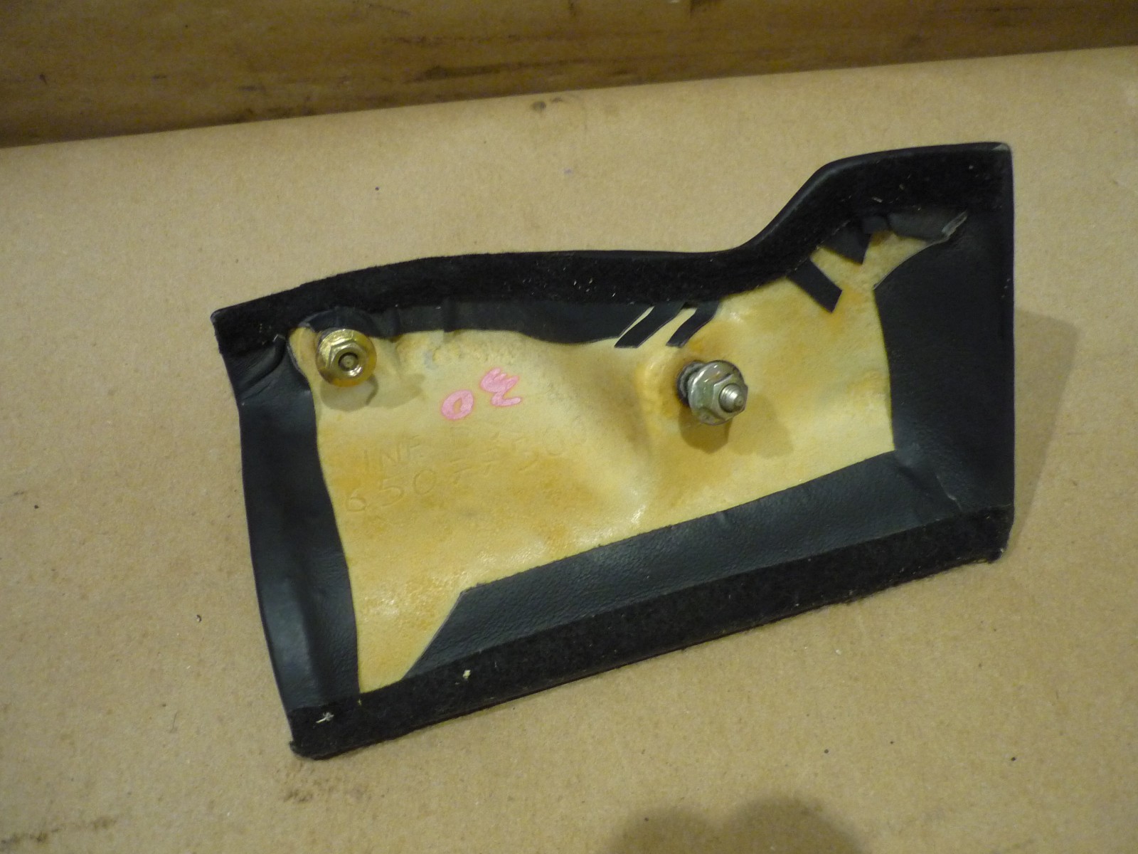 Ferrari 360 - Covered Lateral Insert For Dashboard Drawer (USED) - P/N 65077400
