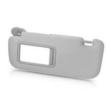 Grey Driver Side Sun Visor with Mirror Compatible with Corolla 2008 2009 Left