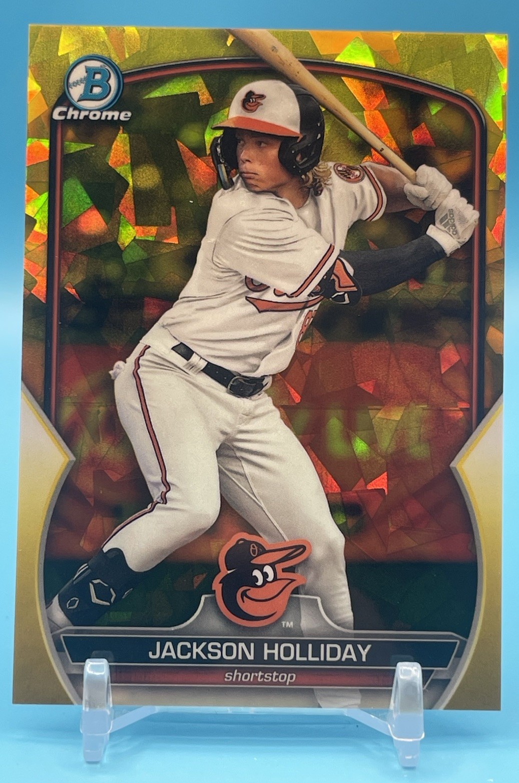 2023 Bowman Draft Sapphire Jackson Holliday Yellow /75 #BDC-118