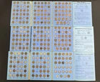 Lincoln Wheat Cent Penny Lot of 110 PDS Mint Marks In Books