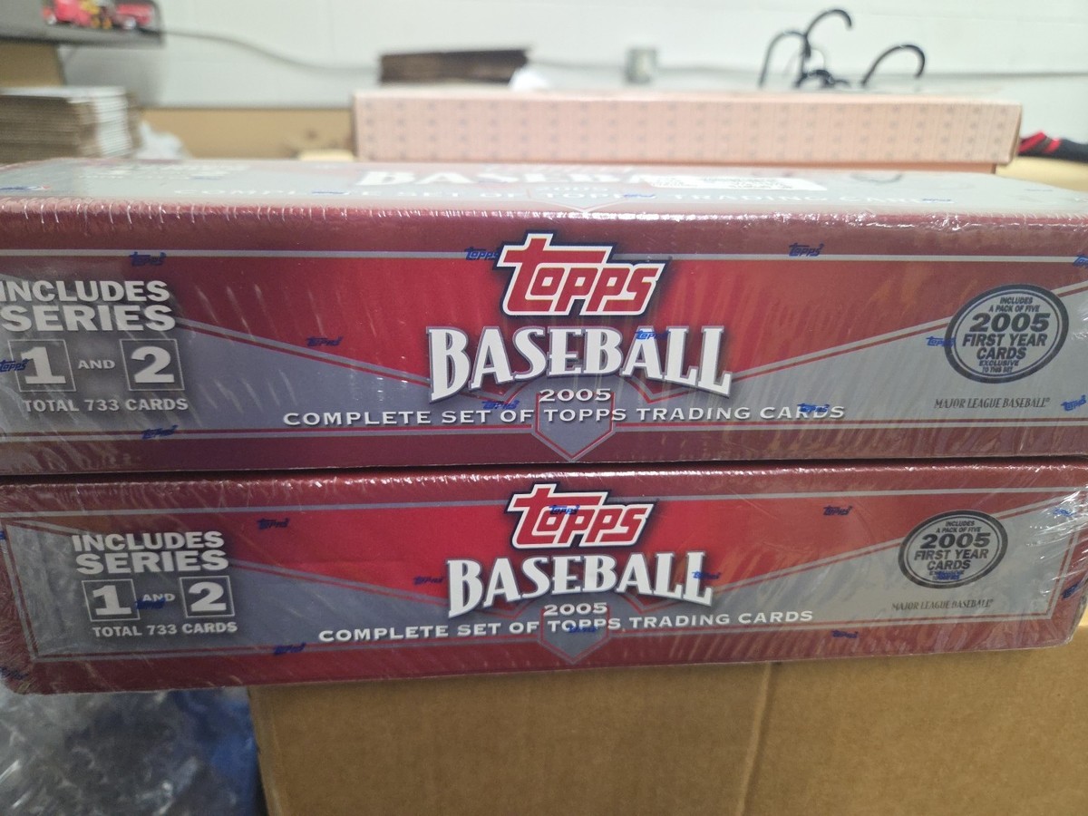 プレミア品bbm baseball cards premium 2005 セット 2005 Topps Baseball MLB Complete Box Set - Factory Set - 733 Cards
