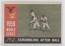 1960 Topps World Series Luis Aparicio Jim Landis Nellie Fox #390 HOF 5wg