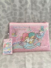 Sanrio Little Twin Stars Unicorn Design Pouch, Kiki Lala, Same Pattern Both