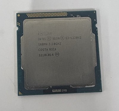 (LOT OF 3) INTEL 3.1GHZ 8M QC E3-1220V2 PROCESSOR / SR0PH