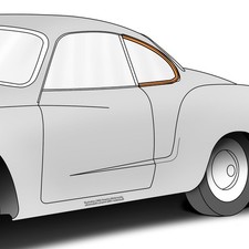19601971 Vw Karmann Ghia Sedan Pop-out Window Seal Each 143845321b 19601971 Vw Karmann Ghia Sedan Pop-out Window Seal Each 143845321b