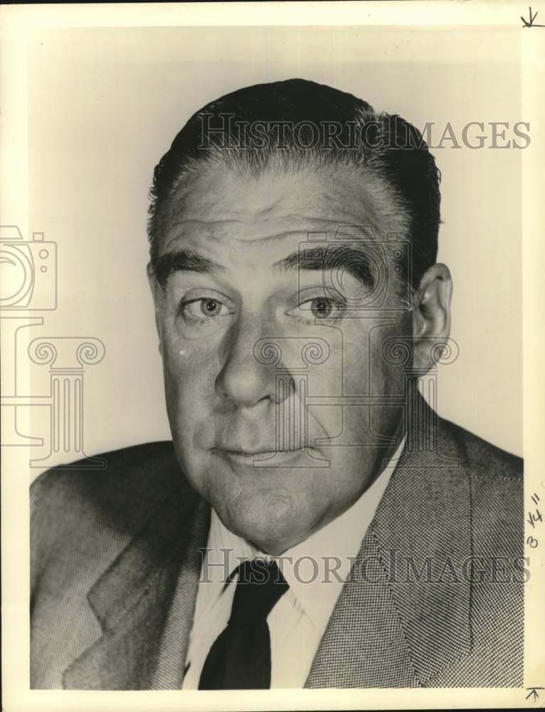 1959 Press Photo Actor Paul Douglas Stars in 