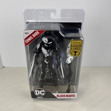 McFarlane Toys DC Comics Black Manta Line Art  Page Punchers  Gold Label New