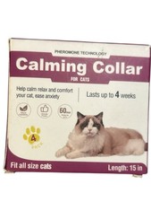Cat Calming Collar Pheromone Relaxing Anti Anxiety Travel 4 Pack