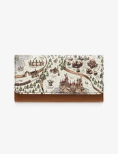 Loungefly Harry Potter Map Flat Wallet