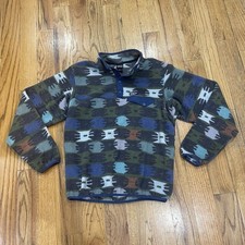 Patagonia Synchilla Snap-T Fleece Pullover Kids Youth XXL Aztec Geometric
