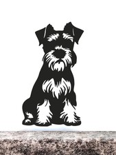 Schnauzer dog design 3 Decal for car Windows Laptops most Smooth Surfaces