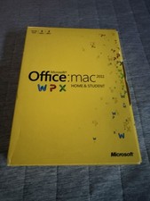 Microsoft Office Mac 2011 Home Student WPX w/ Product Key.