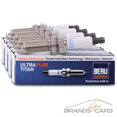 4x BERU ZÜNDKERZE ULTRA TITAN FÜR MERCEDES CLC-KLASSE CL203 CLK C209 A209 - Bild 1 von 4
