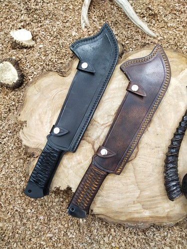 Custom Handmade 16" Pair Of Machetes, 12C27 Steel, Hunting knife, Camping Knife. - Picture 10 of 10