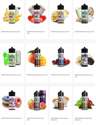 Dampfdidas Longfill Aroma 10ml in 120ml Flasche | E-Liquid DIY | Alle Sorten NEU