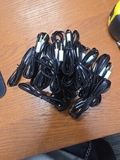 Lot Of 20 NEW Black Aux Cables 3ft Long Auxiliary Cable