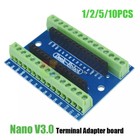 1/2/5/10x Nano V3.0 Adapter Expansion Board AVR ATMEGA328P-AU Module For Arduino