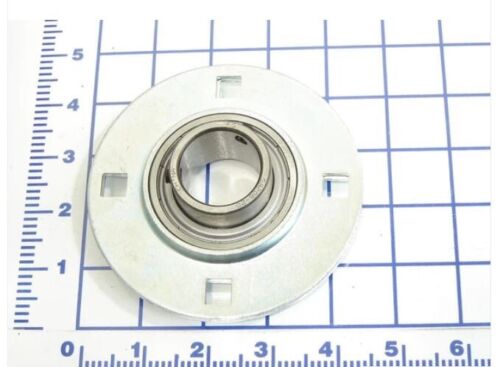6085 Dock Lock Ball Bearing Stamped Steel Round Four Bolt Flanged