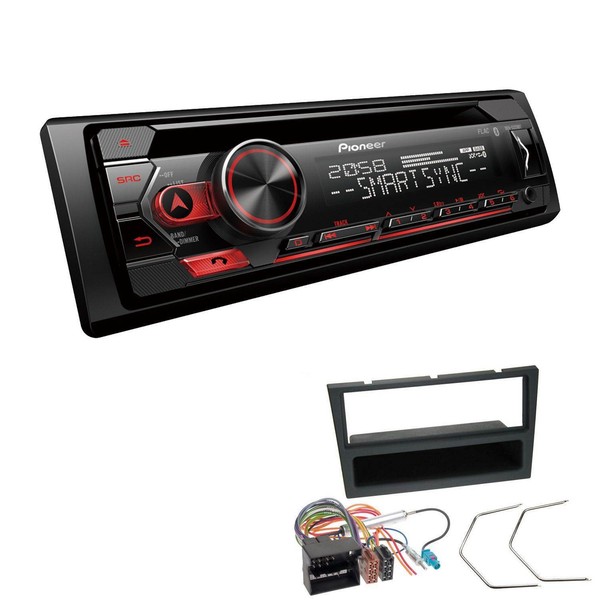 Pioneer Autoradio CD Bluetooth Spotify USB FüR Opel Corsa C 2004-2006 Charcoal-image