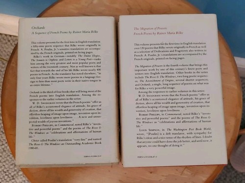 ORCHARDS + MIGRATION OF POWERS Rainer Maria Rilke, 2 HC 1st editions - Picture 2 of 9
