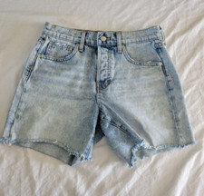 Veronica Beard Denim Shorts Pebble Stone Women's Size 25