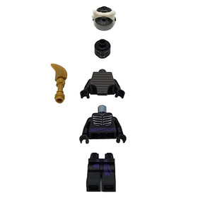 LEGO Ninjago Lord Garmadon njo042 Minifigure with Weapon - Sets 9446 & 9450