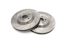 ROFU Max ST Friction Slotted Rear Rotors compatible with Nissan 370Z Sport G37