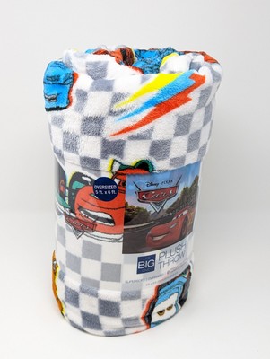 Disneyu0026#039;s Cars The Big One Oversized Super Soft Printed Plush Throw 5x6  | eBay
