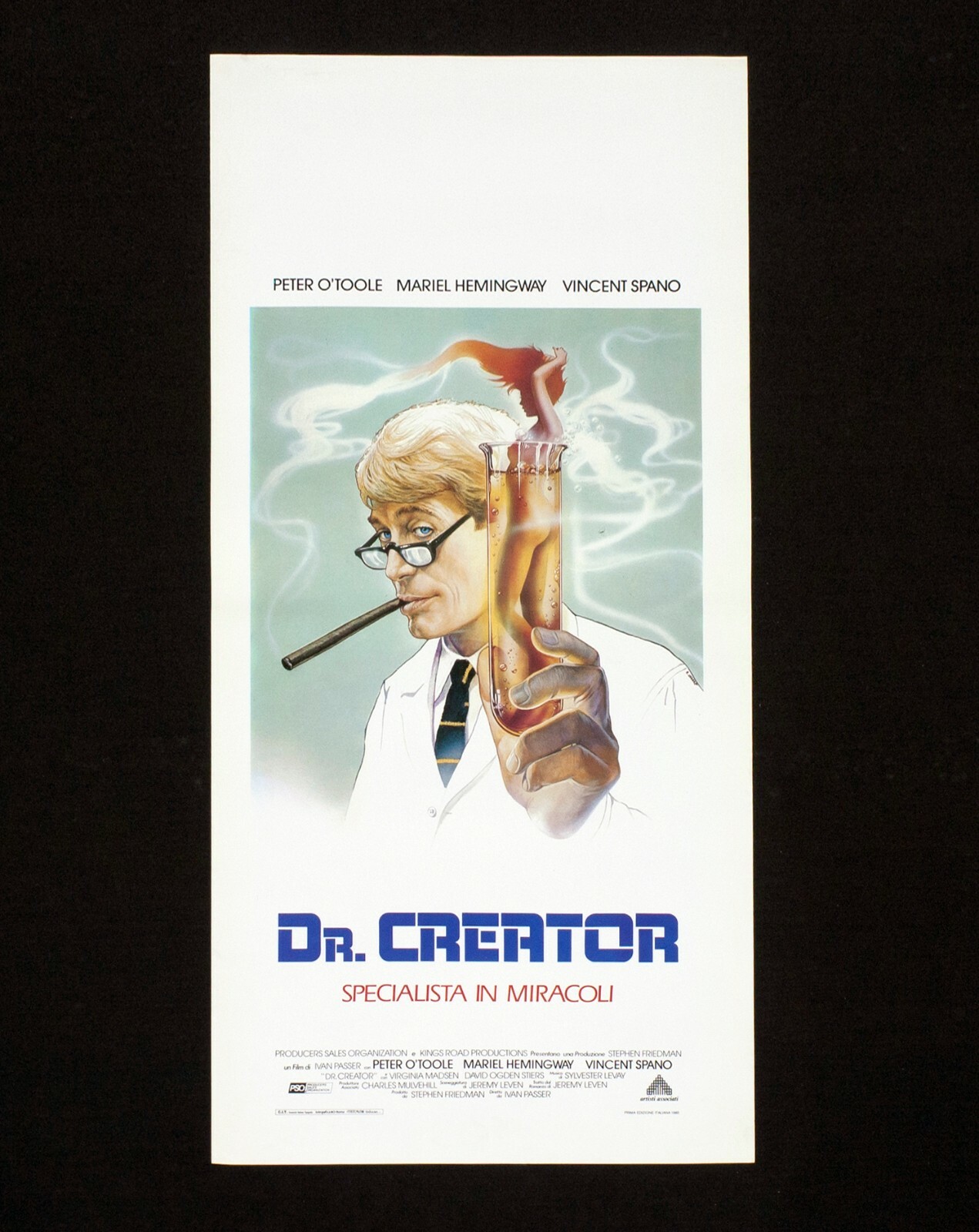 Locandina originale film Dr. Creator, specialista in miracoli (1985) - Regia di Ivan Passer