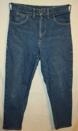 VTG Carhartt Jeans Mens Size 32x30 Blue Denim Made