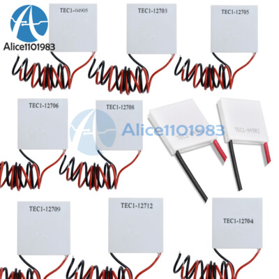 TEC1 Series Heatsink Thermoelectric Cooler Peltier Cooling Plate DIY Module